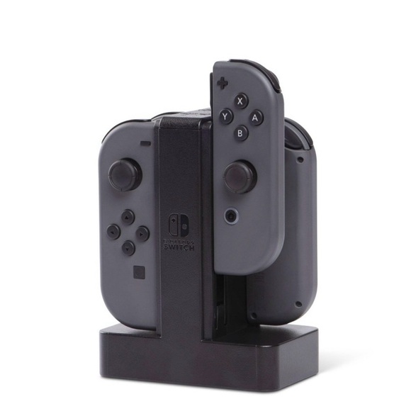 Nintendo Other - PowerA Joy-Con Charging Dock for Nintendo Switch - 4 Controller - Black